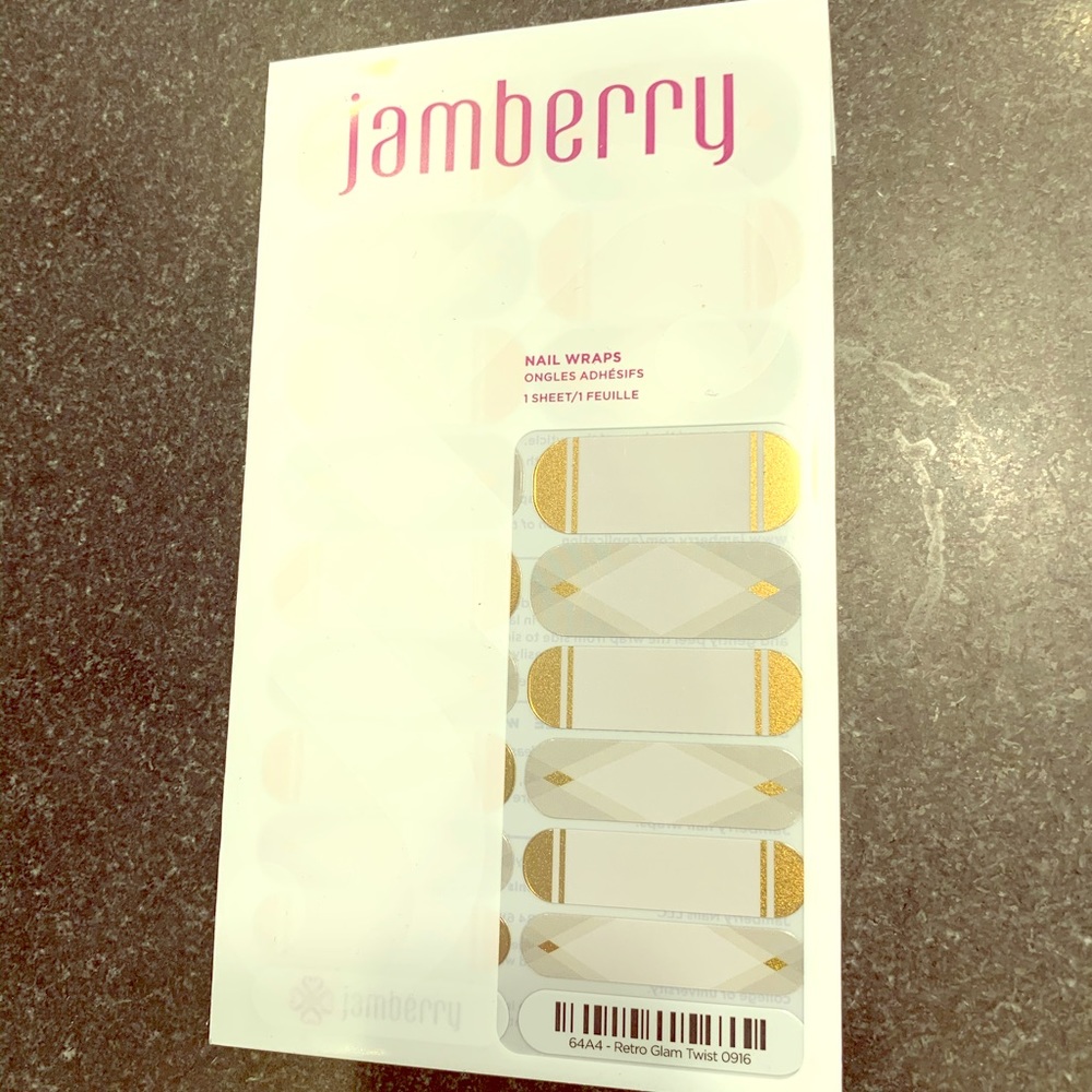Jamberry Full Sheet - Retro Glam Twist